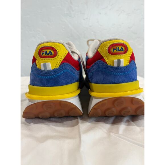 Fila Renno 1911 Atomic Blue/Red/Yellow Sneakers Women’s 8 (5RM01550-431) - Picture 2 of 12